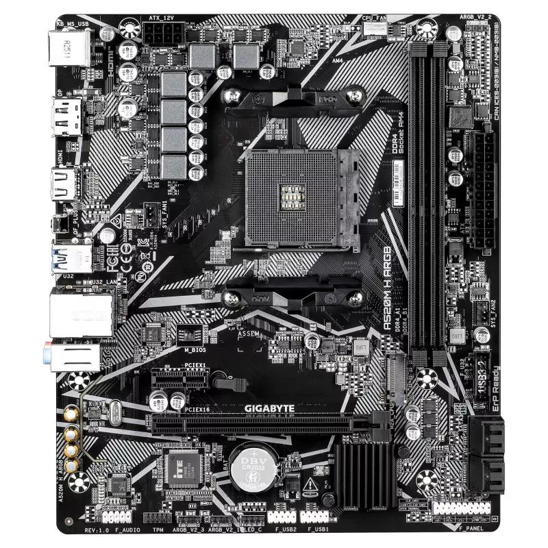 GIGABYTE A520M H ARGB DDR4