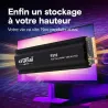 CRUCIAL P310 1T PCIe M.2*CT1000P310SSD5 avec heatsink