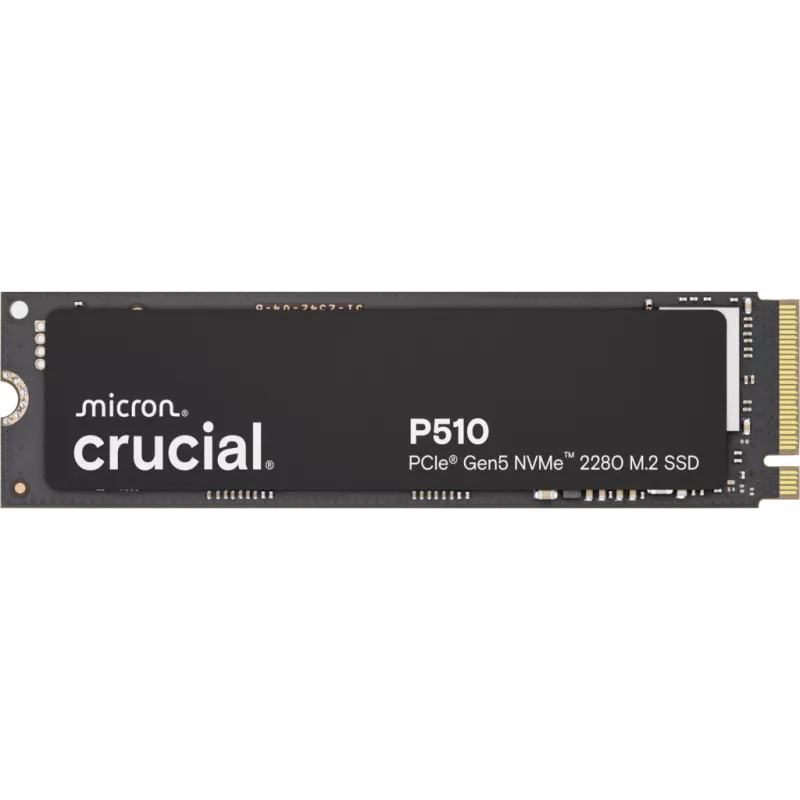 CRUCIAL P510 1TB PCIe Gen5 NVMe" 2280 M.2 SSD (Tray)
