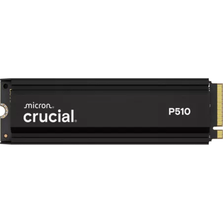 CRUCIAL P510 1TB PCIe Gen5 NVMe 2280 M.2 SSD with heatsink