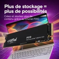 CRUCIAL P310 2TB PCIe Gen4 NVMe M.2 SSDD (Tray)