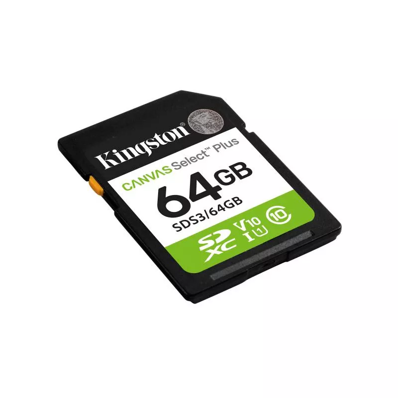 KINGSTON Carte memoire 64GB SDXC Canvas Select Plus *SDS3/64GB