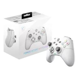 MSI FORCE GC300 WIRELESS WHITE Blanc USB 2.0 Manette de jeu Analogique PC