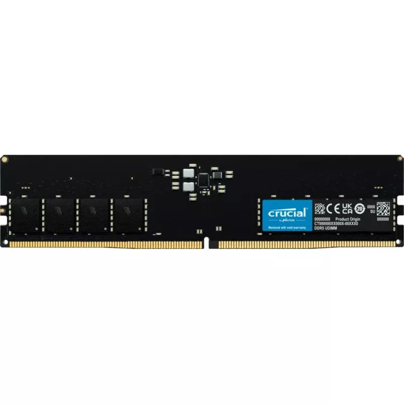 Crucial CT16G56C46U5 module de mémoire 16 Go 1 x 16 Go DDR5 288-pin DIMM