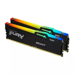Kingston Technology FURY Beast 32 Go 6000 MT/s DDR5 CL36 DIMM (Kits de 2) RGB