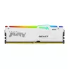 Kingston Technology FURY Beast 32GB 6000MT/s DDR5 CL36 DIMM (Kits de 2) White RGB EXPO