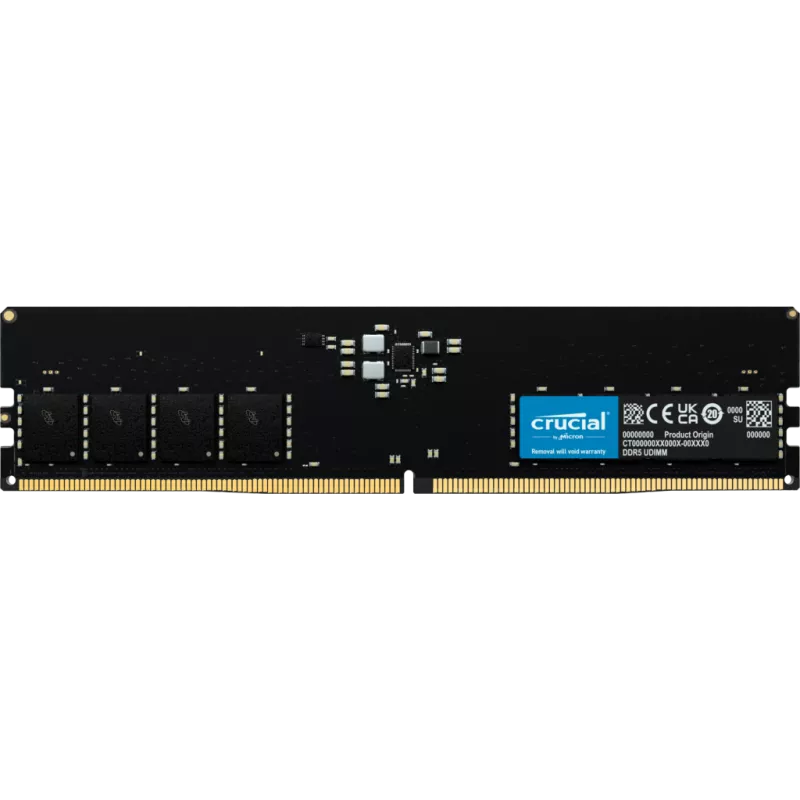 Crucial CT32G56C46U5T module de mémoire 32 Go 1 x 32 Go DDR5 288-pin DIMM ECC