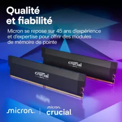 Crucial Pro CP2K32G64C40U5B module de mémoire 64 Go 2 x 32 Go DDR5 288-pin DIMM
