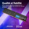 Crucial CT32G64C52CU5 module de mémoire 32 Go 1 x 32 Go DDR5 6400 MT/s 288-pin DIMM