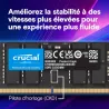 Crucial CT32G64C52CS5 module de mémoire 32 Go 1 x 32 Go DDR5 6400 MT/s 262-pin SO-DIMM