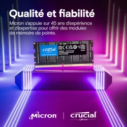 Crucial CT32G64C52CS5 module de mémoire 32 Go 1 x 32 Go DDR5 6400 MT/s 262-pin SO-DIMM