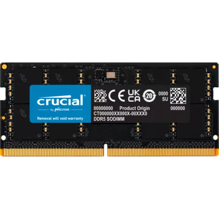 CRUCIAL SODIMM 32G (1x32G) DDR5-5600 *CT32G56C46S5T