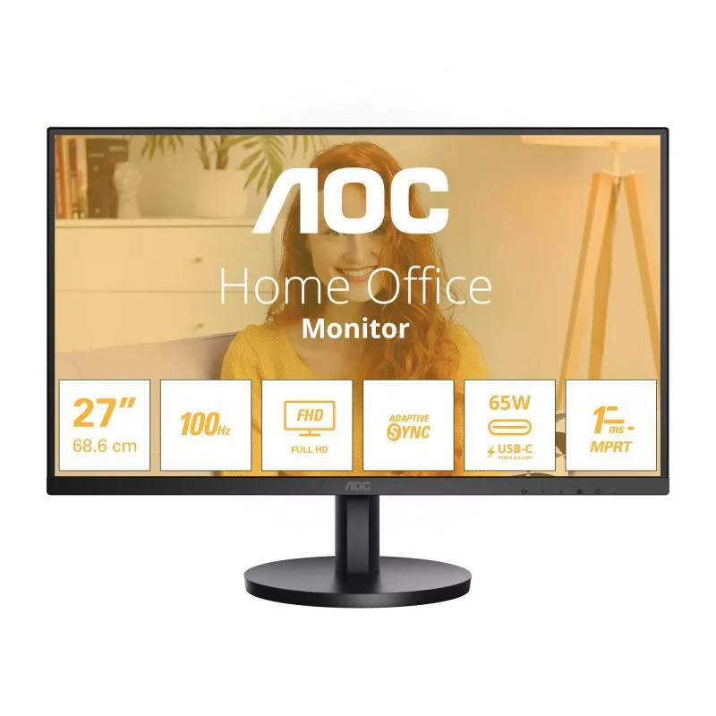 AOC 27B3CA2 écran plat de PC 68,6 cm (27") 1920 x 1080 pixels Full HD LED Noir