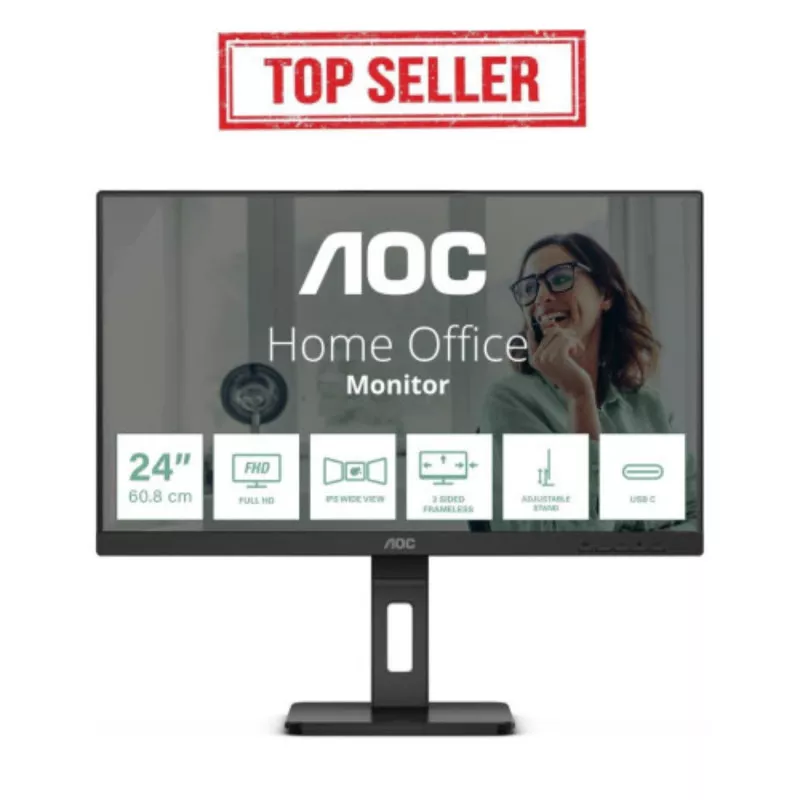 AOC 24P3CV écran plat de PC 60,5 cm (23.8") 1920 x 1080 pixels Full HD LED Noir