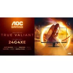 AOC 24G4XE écran plat de PC 60,5 cm (23.8") 1920 x 1080 pixels Full HD LCD Noir, Gris