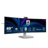 Philips 49B2U6900CH/00 écran plat de PC 124 cm (48.8") 5120 x 1440 pixels Dual QHD LCD Noir