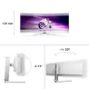 Philips Evnia 8000 49M2C8900L/00 écran plat de PC 124,2 cm (48.9") 5120 x 1440 pixels Dual QHD QD-OLED Blanc
