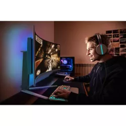 Philips Evnia 8000 49M2C8900L/00 écran plat de PC 124,2 cm (48.9") 5120 x 1440 pixels Dual QHD QD-OLED Blanc