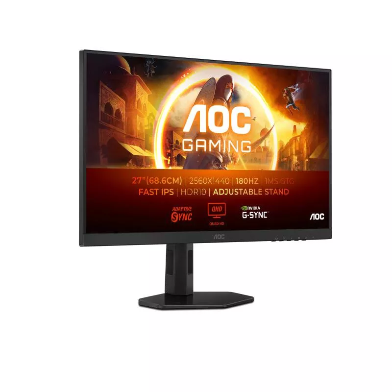 AOC G4 Q27G4XF écran plat de PC 68,6 cm (27") 2560 x 1440 pixels Quad HD LED Noir, Gris
