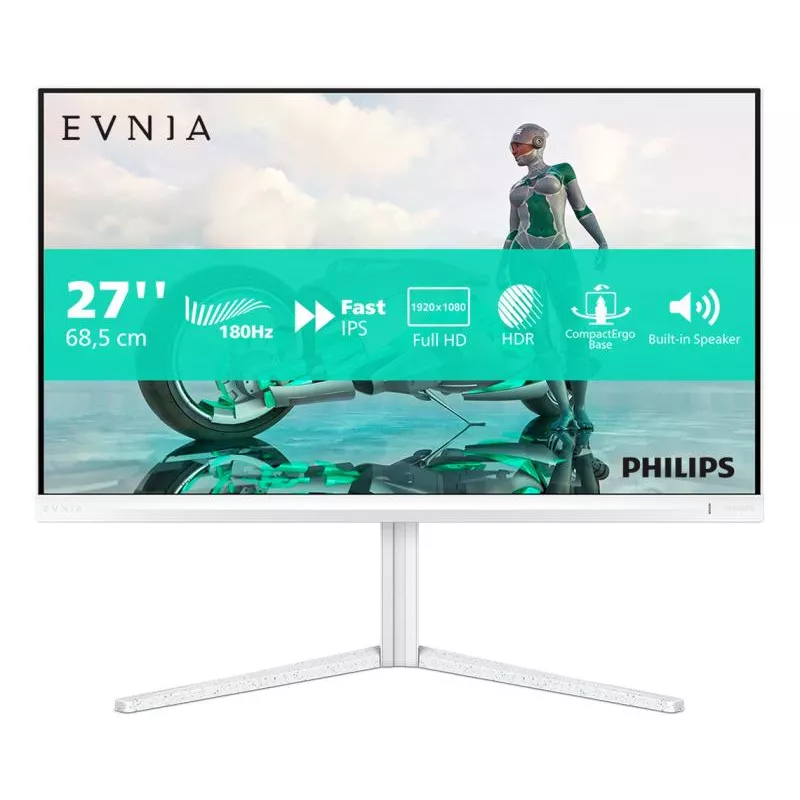 Philips Evnia 27M2N3201A/00 écran plat de PC 68,6 cm (27") 1920 x 1080 pixels Full HD LCD Blanc