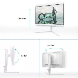 Philips Evnia 27M2N3201A/00 écran plat de PC 68,6 cm (27") 1920 x 1080 pixels Full HD LCD Blanc