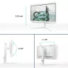 Philips Evnia 27M2N3201A/00 écran plat de PC 68,6 cm (27") 1920 x 1080 pixels Full HD LCD Blanc