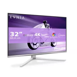 Philips Evnia 8000 32M2N8900/00 écran plat de PC 80 cm (31.5") 3840 x 2160 pixels 4K Ultra HD QD-OLED Blanc