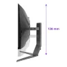 AOC AGON PRO AG346UCD écran plat de PC 86,4 cm (34") 3440 x 1440 pixels Wide Quad HD QD-OLED Noir, Gris