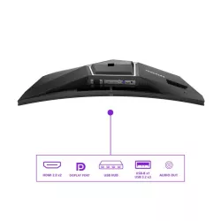 AOC AGON PRO AG346UCD écran plat de PC 86,4 cm (34") 3440 x 1440 pixels Wide Quad HD QD-OLED Noir, Gris