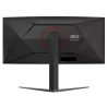 AOC G4 CU34G4 écran plat de PC 86,4 cm (34") 3440 x 1440 pixels Wide Quad HD LED Noir, Rouge