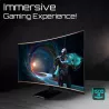GIGABYTE GS32QCA 31,5" Moniteur Gaming Incurvé QHD - 2560 x 1440, 180Hz, 1ms, 250 cd/m², FreeSync, HDR Ready, HDMI 2.0…