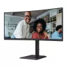 AOC E4 CU34E4CV écran plat de PC 86,4 cm (34") 3440 x 1440 pixels UltraWide Quad HD LCD Noir