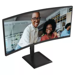 AOC E4 CU34E4CV écran plat de PC 86,4 cm (34") 3440 x 1440 pixels UltraWide Quad HD LCD Noir