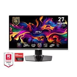 MSI MPG 271QR QD-OLED X50 écran plat de PC 67,3 cm (26.5") 2560 x 1440 pixels Wide Quad HD Noir