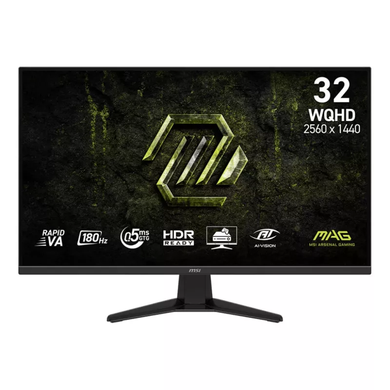 MSI MAG 325QF E18V écran plat de PC 80 cm (31.5") 2560 x 1440 pixels Wide Quad HD LED Noir