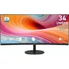 MSI Pro MP341CQ E12 écran plat de PC 86,4 cm (34") 3440 x 1440 pixels UltraWide Quad HD Noir