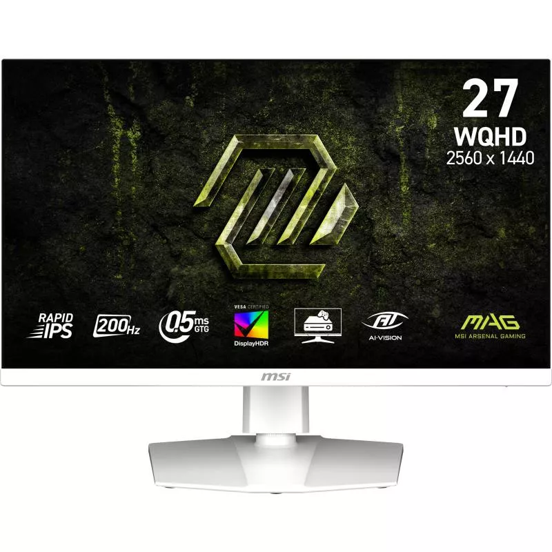 MSI MAG 274QRFW E20 écran plat de PC 68,6 cm (27") 2560 x 1440 pixels Wide Quad HD LCD Blanc
