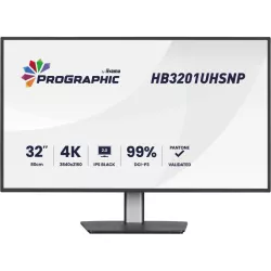 iiyama ProGraphic HB3201UHSNP-B1 écran plat de PC 80 cm (31.5") 3840 x 2160 pixels 4K Ultra HD Noir
