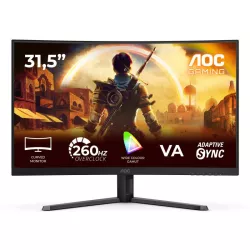 AOC G4 C32G42ZE écran plat de PC 80 cm (31.5") 1920 x 1080 pixels Full HD LED Noir, Rouge