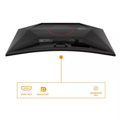 AOC G4 C32G42ZE écran plat de PC 80 cm (31.5") 1920 x 1080 pixels Full HD LED Noir, Rouge