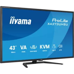 iiyama ProLite X4373UHSU-B2 écran plat de PC 108 cm (42.5") 3840 x 2160 pixels 4K Ultra HD LED Noir