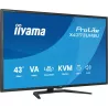 iiyama ProLite X4373UHSU-B2 écran plat de PC 108 cm (42.5") 3840 x 2160 pixels 4K Ultra HD LED Noir