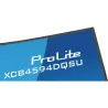iiyama ProLite XCB4594DQSU-B1 écran plat de PC 113 cm (44.5") 5120 x 1440 pixels Dual QHD LED Noir