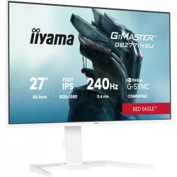 iiyama G-MASTER GB2771HSU-W1 écran plat de PC 68,6 cm (27") 1920 x 1080 pixels Full HD LCD Blanc
