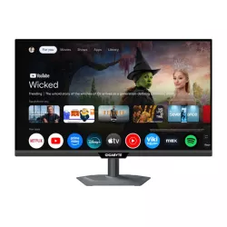 GIGABYTE M27QS Moniteur Intelligent 27? 2K QHD - Google TV, Affichage sans fil, 2560 x 1440, 180Hz, 1ms, 350 cd/m², FreeSync…