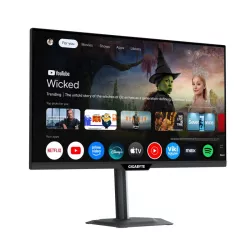 GIGABYTE M27QS Moniteur Intelligent 27? 2K QHD - Google TV, Affichage sans fil, 2560 x 1440, 180Hz, 1ms, 350 cd/m², FreeSync…