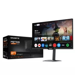 GIGABYTE M27QS Moniteur Intelligent 27? 2K QHD - Google TV, Affichage sans fil, 2560 x 1440, 180Hz, 1ms, 350 cd/m², FreeSync…