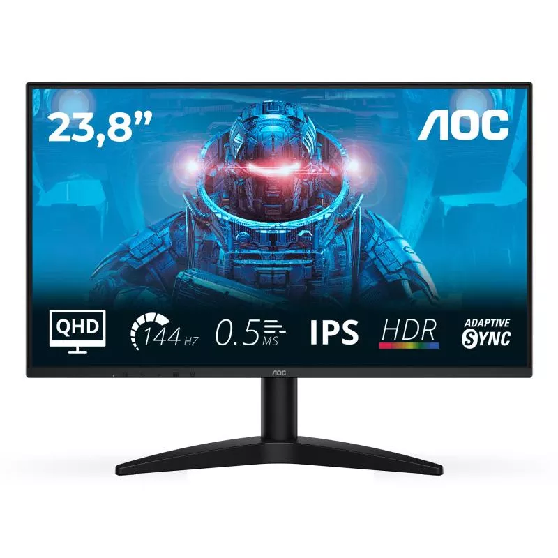 AOC B3 Q24B36X écran plat de PC 60,5 cm (23.8") 2560 x 1440 pixels Quad HD LED Noir