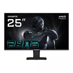 GIGABYTE GS25F14 Moniteur Gaming FHD 25? - 1920 x 1080, 144Hz, 1ms, 300 cd/m², Display HDR 10, HDMI 2.0, DisplayPort 1.2