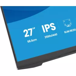 iiyama ProLite X2793QSU-B1 écran plat de PC 68,6 cm (27") 2560 x 1440 pixels Quad HD LED Noir